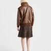 Nappa Leather Bomber Jacket