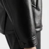 Nappa Leather Caban Jacket