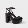 Nappa Leather Platform Sandals