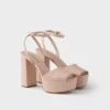 Nappa Leather Platform Sandals
