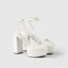 Nappa Leather Platform Sandals
