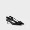 Open Side Patent Leather Pumps