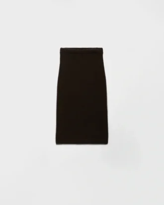 Openwork Cashmere Knit Skirt