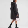 Oversized Light Re-Nylon Raincoat