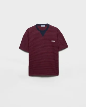 Oversized Striped Jersey T-Shirt