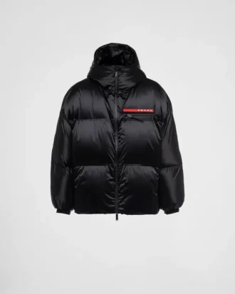 Oversized Technical Re-Nylon Down Jacket