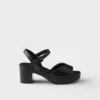 Padded Nappa Leather Sandals