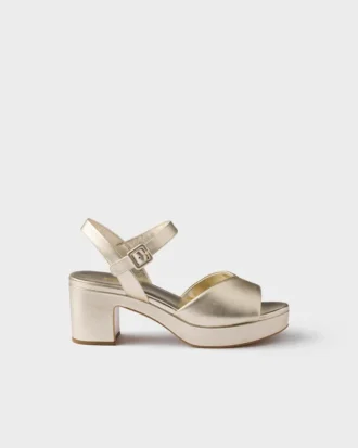 Padded Nappa Leather Sandals