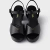 Padded Nappa Leather Sandals
