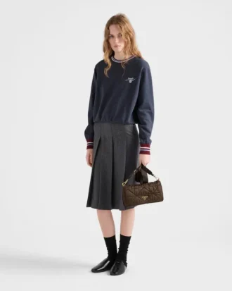 Padded Re-Nylon Shoulder Bag