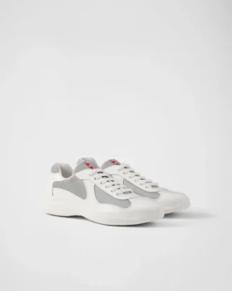 Patent Leather and Technical Fabric Prada America’s Cup Sneakers