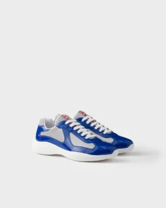 Patent Leather and Technical Fabric Prada America’s Cup Sneakers