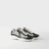Patent Leather and Technical Fabric Prada America’s Cup Sneakers