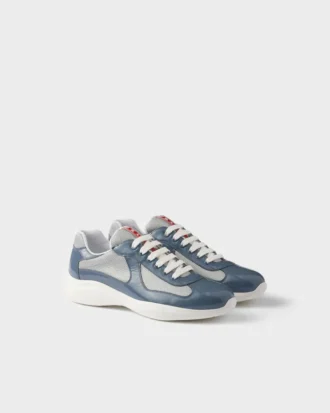 Patent Leather and Technical Fabric Prada America’s Cup Sneakers