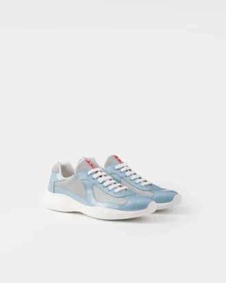 Patent Leather and Technical Fabric Prada America’s Cup Sneakers