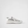 Patent Leather and Technical Fabric Prada America’s Cup Sneakers