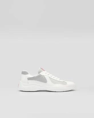 Patent Leather and Technical Fabric Prada America’s Cup Sneakers