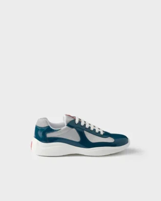 Patent Leather and Technical Fabric Prada America’s Cup Sneakers