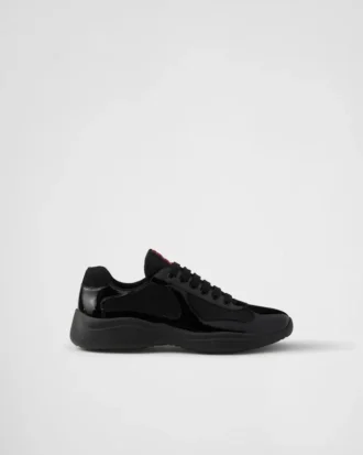 Patent Leather and Technical Fabric Prada America’s Cup Sneakers