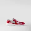 Patent Leather and Technical Fabric Prada America’s Cup Sneakers