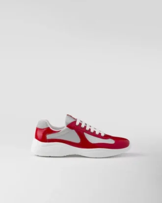 Patent Leather and Technical Fabric Prada America’s Cup Sneakers