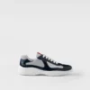 Patent Leather and Technical Fabric Prada America’s Cup Sneakers