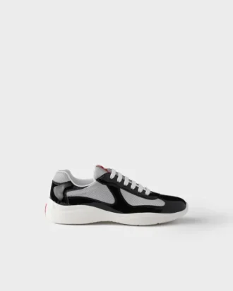 Patent Leather and Technical Fabric Prada America’s Cup Sneakers