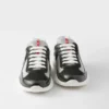 Patent Leather and Technical Fabric Prada America’s Cup Sneakers