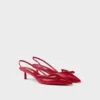 Patent Leather Slingback Pumps