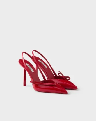 Patent Leather Slingback Pumps