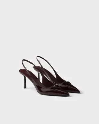 Patent Leather Slingback Pumps