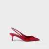 Patent Leather Slingback Pumps