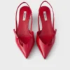 Patent Leather Slingback Pumps