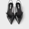 Patent Leather Slingback Pumps