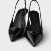 Patent Leather Slingback Pumps
