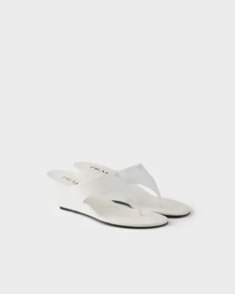 Patent Leather Thong Sandals