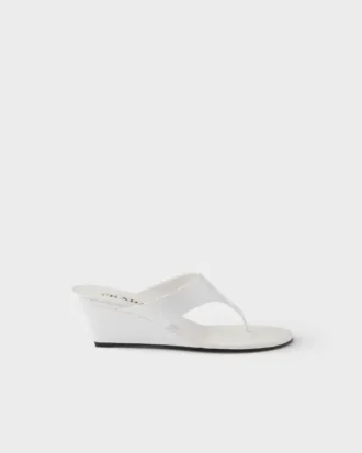 Patent Leather Thong Sandals