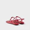 Patent Leather Thong Sandals