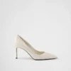 Patent Saffiano Leather Pumps