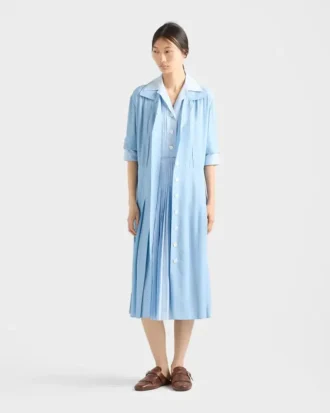 Ponga and Poplin Shirtdress