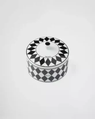Porcelain Box – Checkerboard