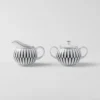 Porcelain Milk Jug and Sugar Bowl Set – Stripes