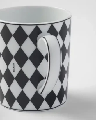 Porcelain Mug – Checkerboard