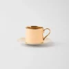 Porcelain Tea Cup – Solid Gold