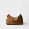 Prada Aimae Large Leather Shoulder Bag