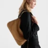 Prada Aimae Large Leather Shoulder Bag