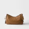 Prada Aimae Large Leather Shoulder Bag