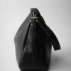 Prada Aimae Large Leather Shoulder Bag