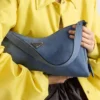 Prada Aimae Large Nubuck Leather Shoulder Bag
