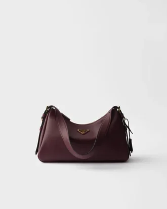 Prada Aimae Medium Leather Shoulder Bag